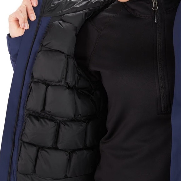 NWT Marmot warmcube havenmeyer arctic jacket coat in navy size small $500 - Picture 5 of 13